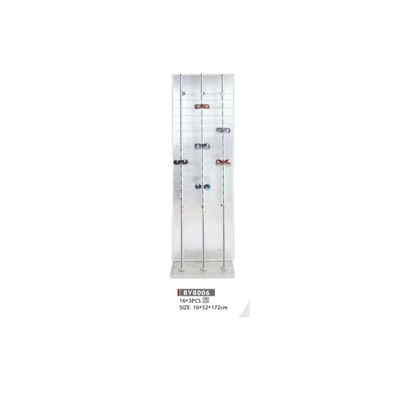 Floor-standing glasses display rack Floor-standing