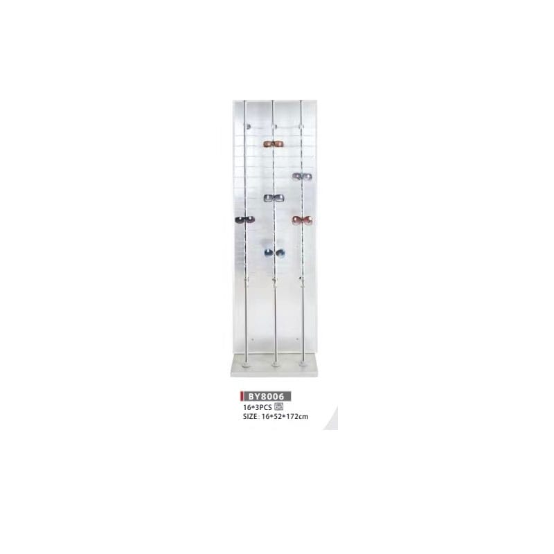 Floor-standing glasses display rack Floor-standing