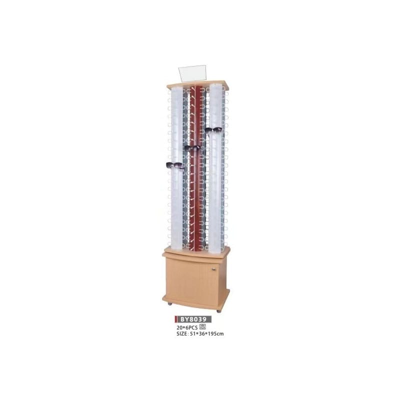 Floor-standing glasses display rack Floor-standing