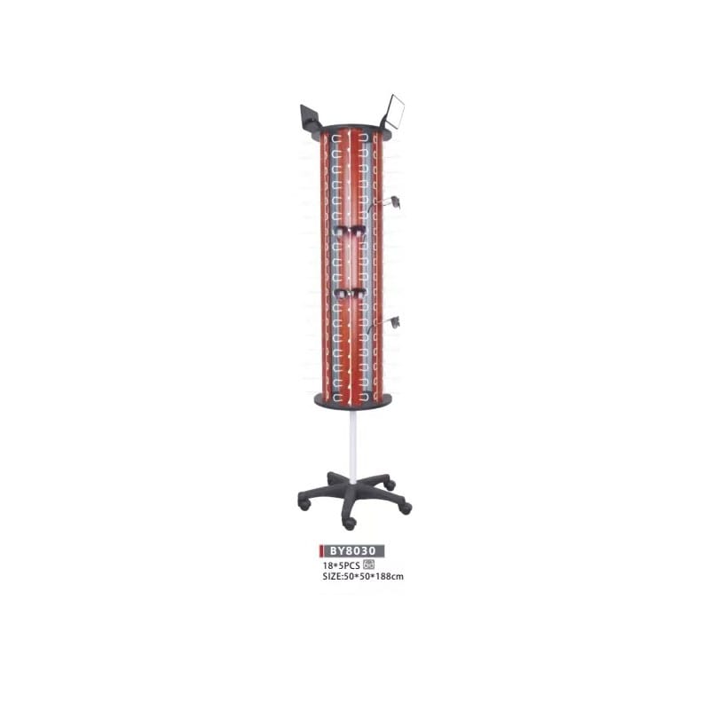 Floor-standing glasses display rack Floor-standing