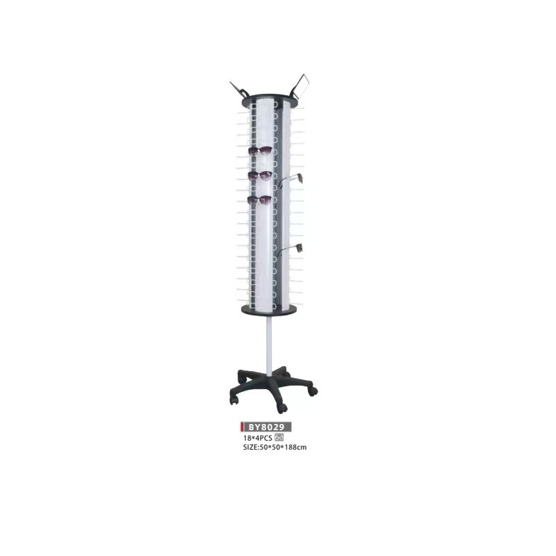 Floor-standing glasses display rack Floor-standing