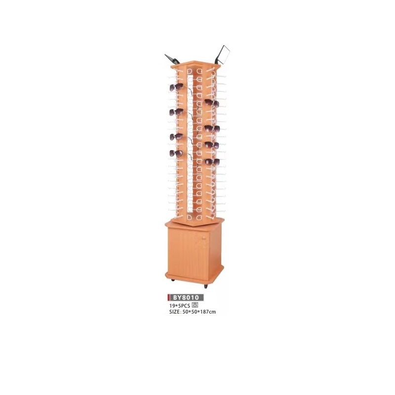 Floor-standing glasses display rack Floor-standing