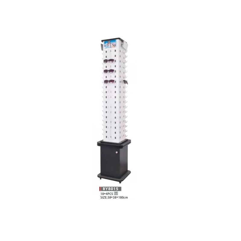 Floor-standing glasses display rack Floor-standing