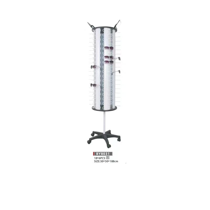 Floor-standing glasses display rack Floor-standing