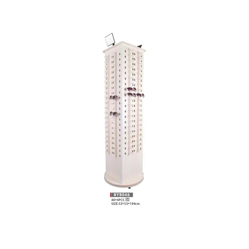 Floor-standing glasses display rack Floor-standing