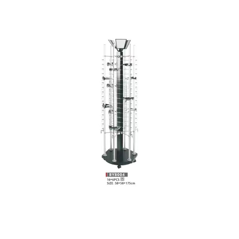 Floor-standing glasses display rack Floor-standing