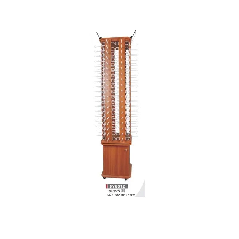 Floor-standing glasses display rack Floor-standing