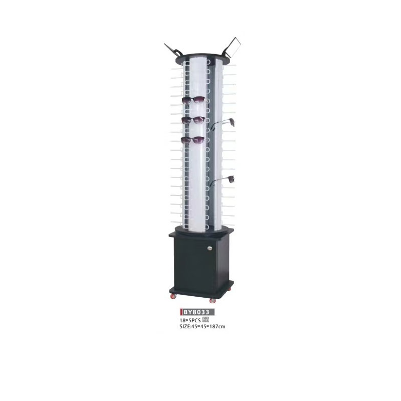 Floor-standing glasses display rack Floor-standing