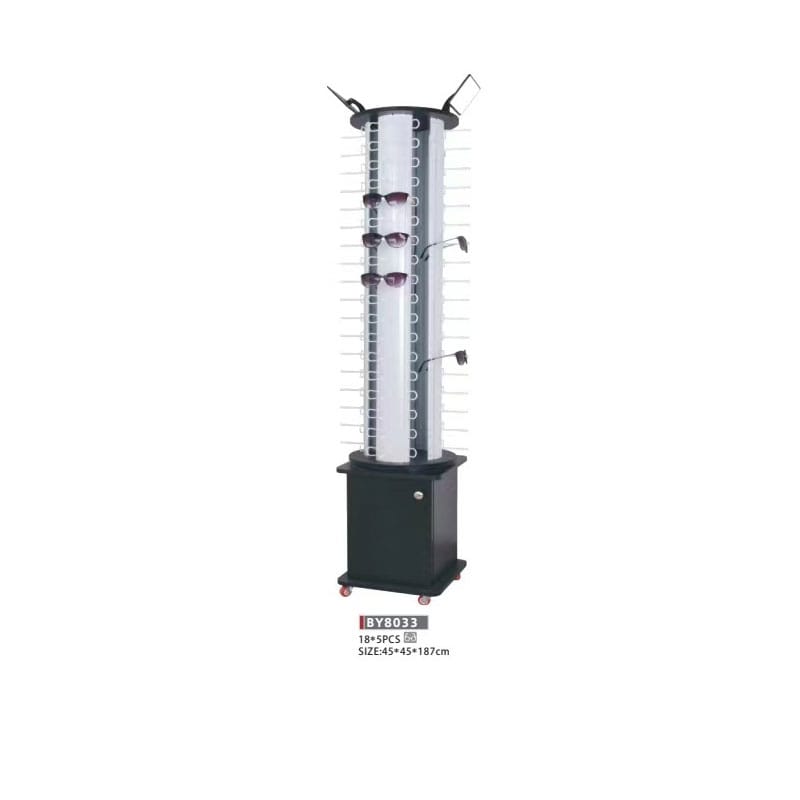 Floor-standing glasses display rack Floor-standing