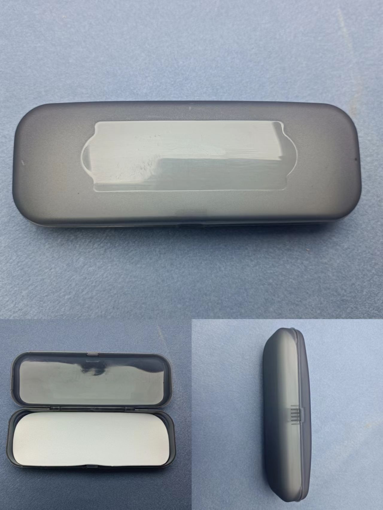 Plastic glasses case