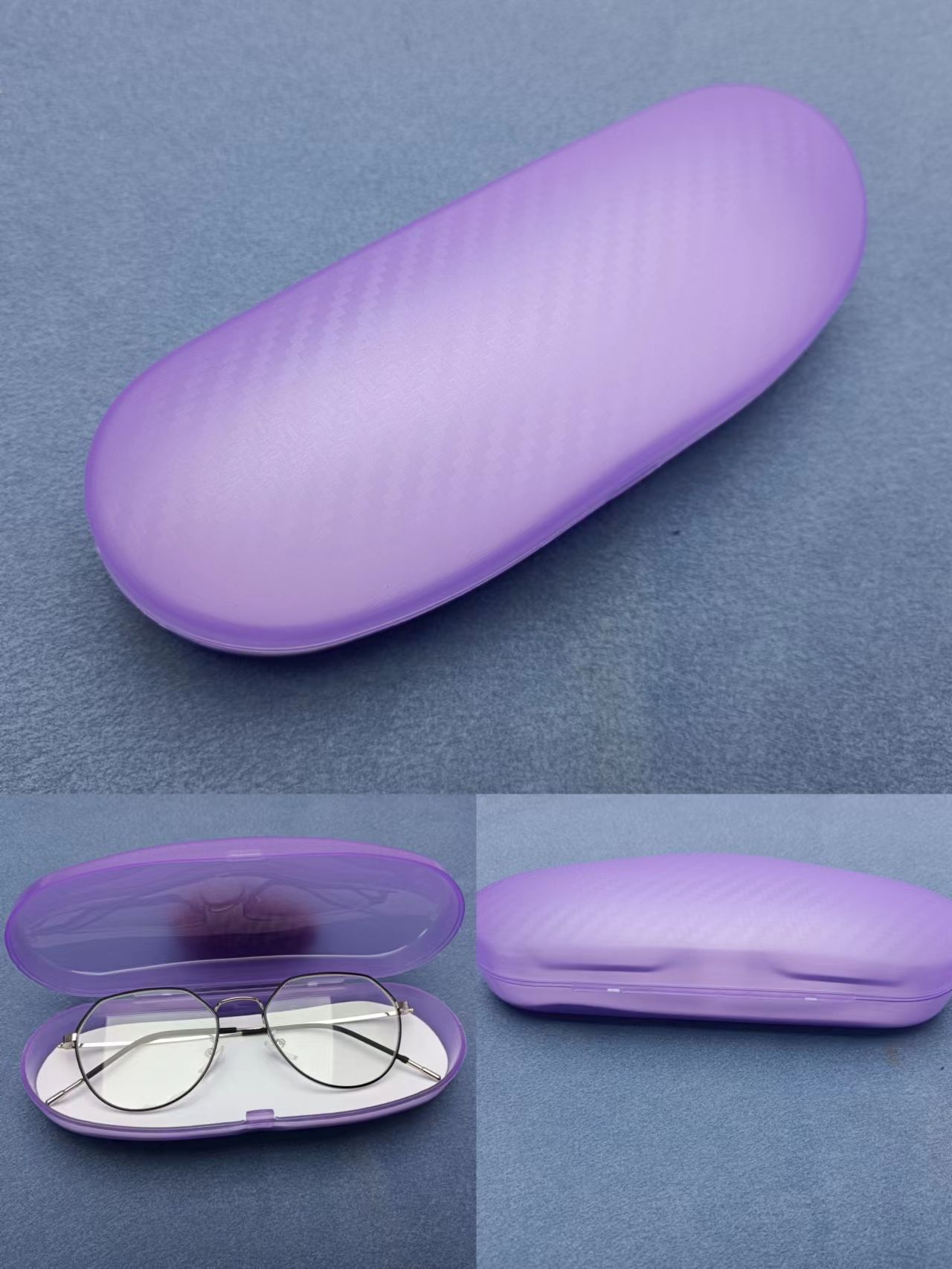 Plastic glasses case