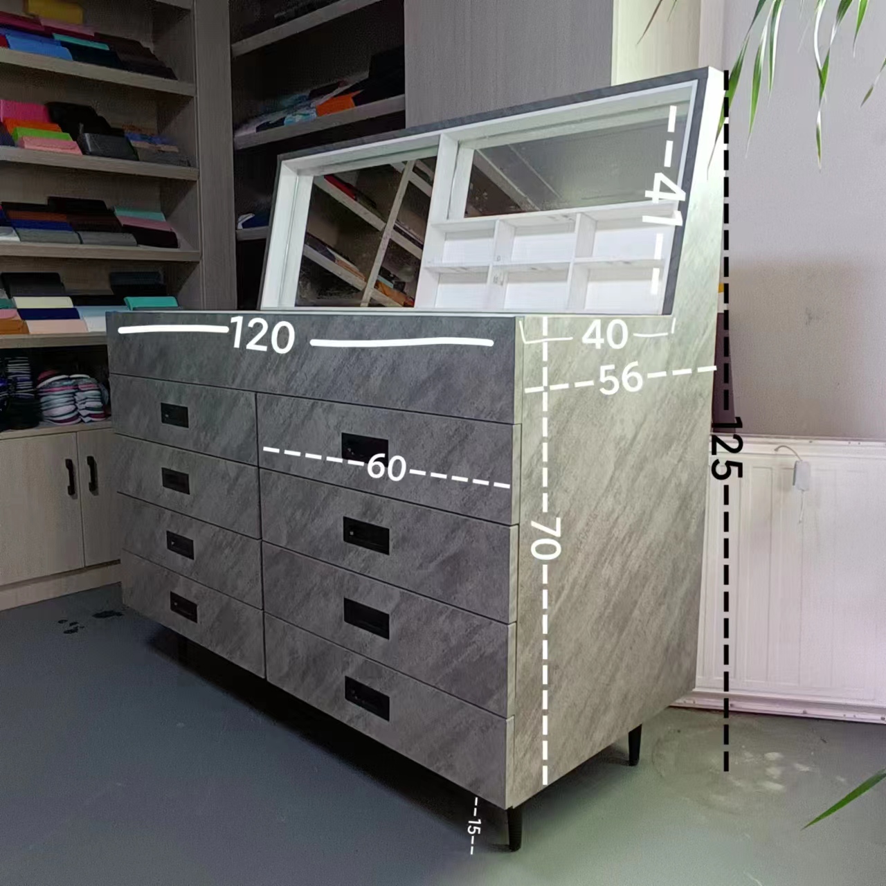 Glasses cabinet