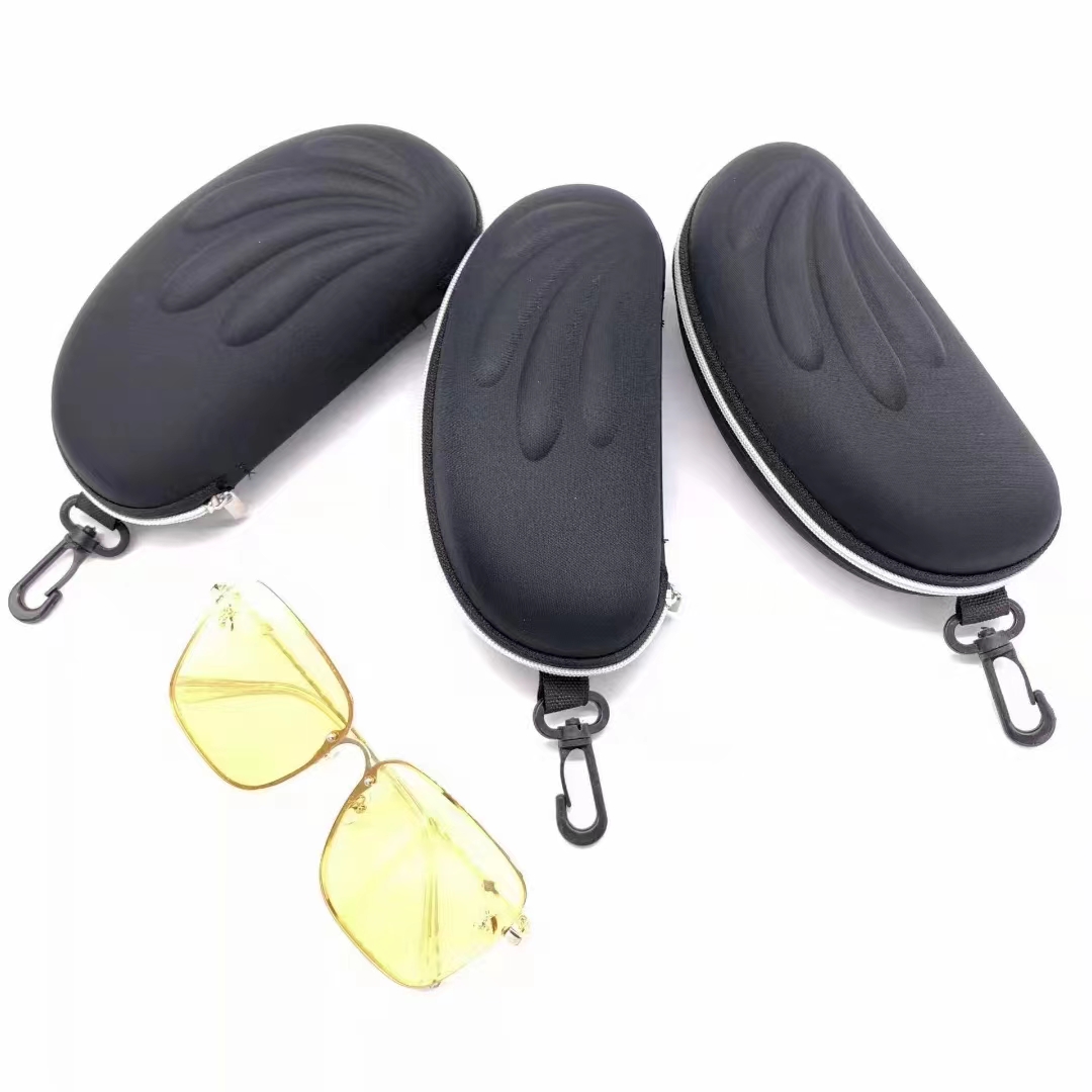 Zipper glasses case
