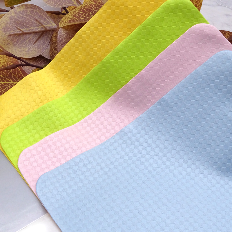 Microfiber Glasses cloth针一小方格