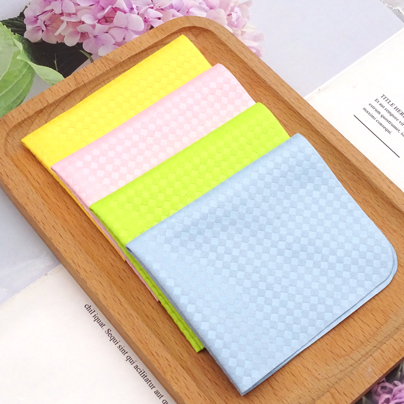 Microfiber Glasses cloth针一小方格