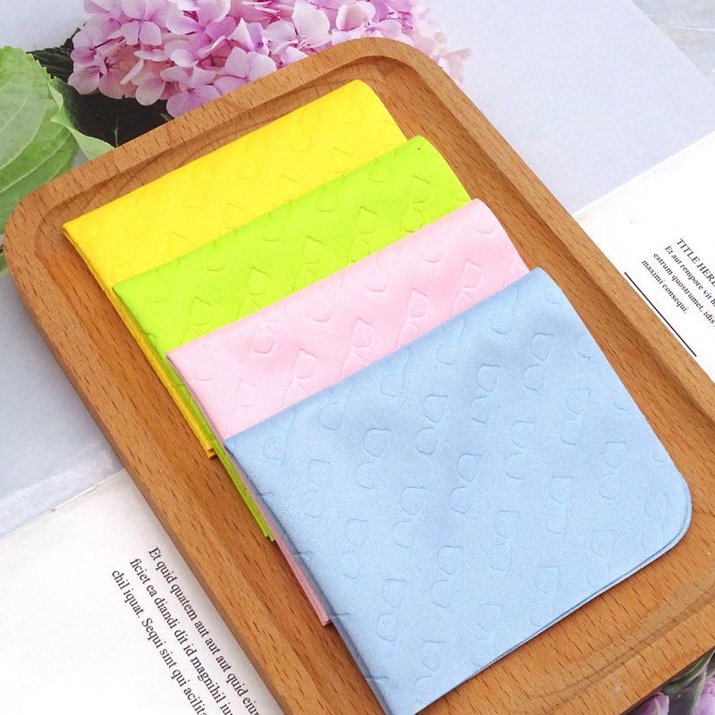 Microfiber Glasses cloth镜纹针一