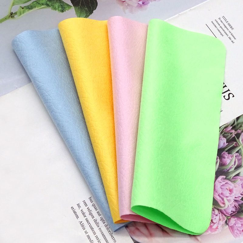 Microfiber Glasses cloth荔枝纹针一
