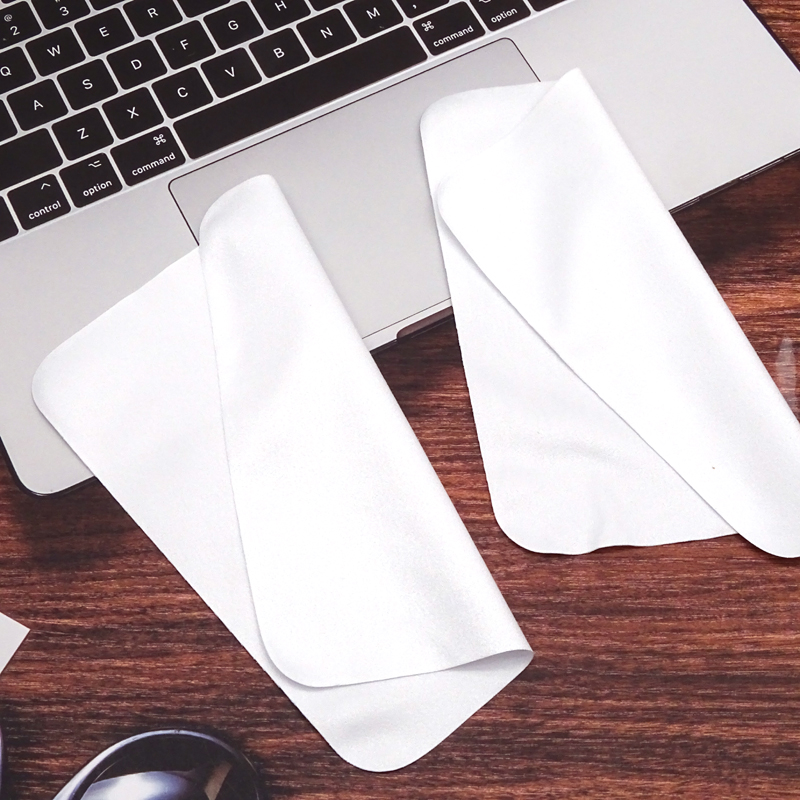 Microfiber Glasses cloth白色海岛丝