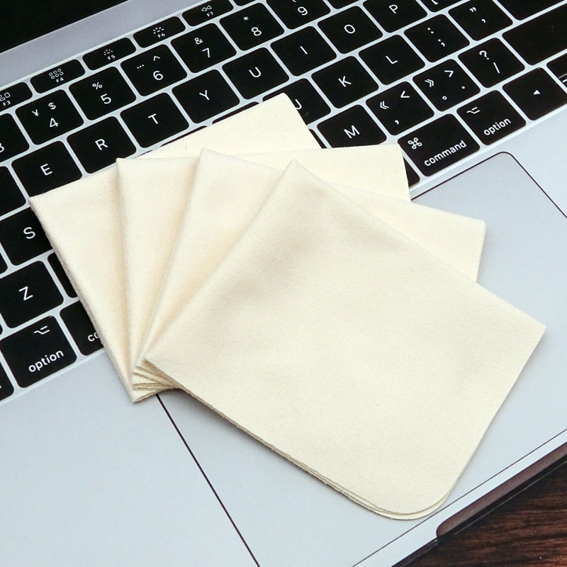 Microfiber glasses cloth米色海岛丝