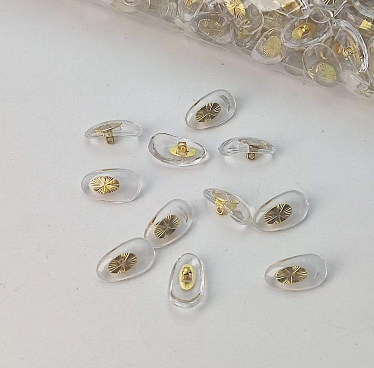 Nose pad 金色太阳花锁式托叶JM-93