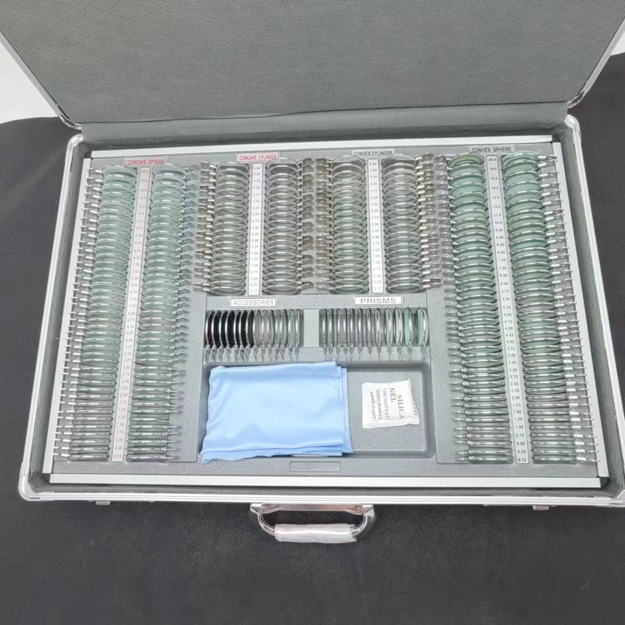 Optometry box trial lens set(266 pcs metal)