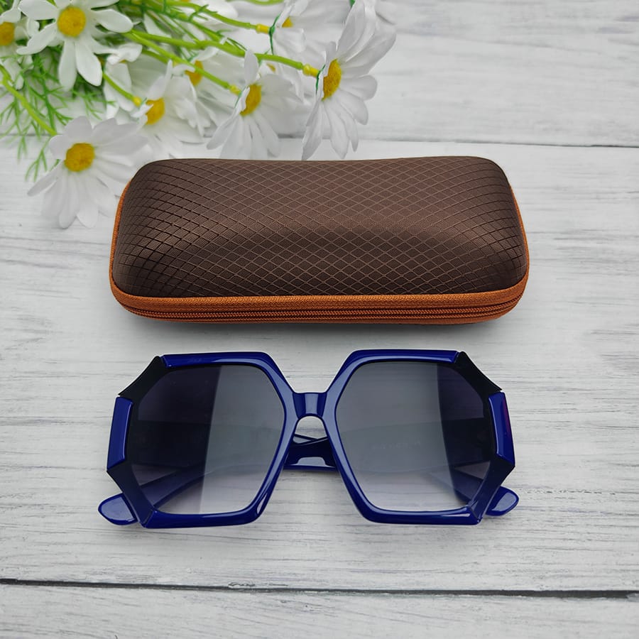 Zipper glasses case