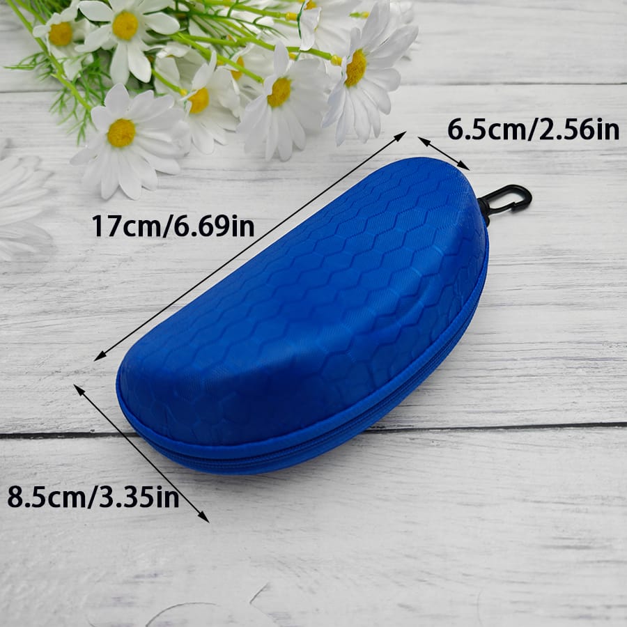 Zipper glasses case