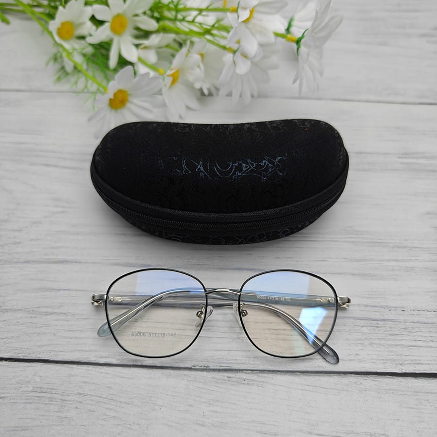Zipper glasses case