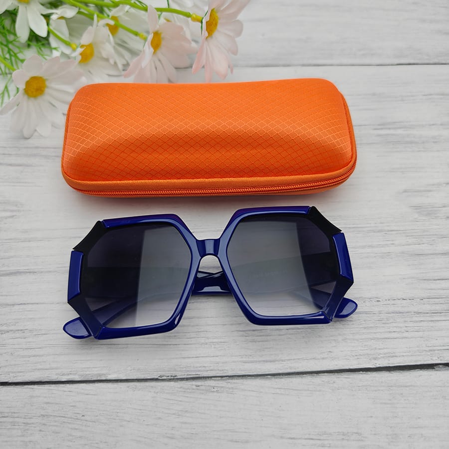 Zipper glasses case
