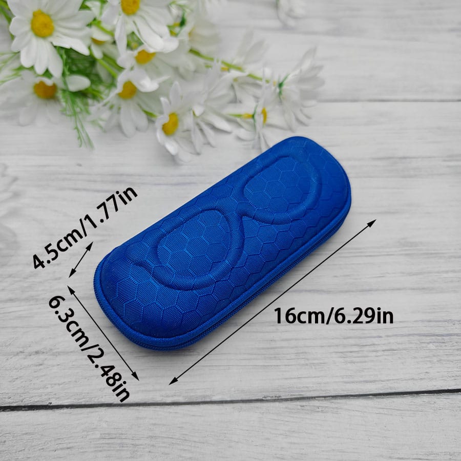 Zipper glasses case