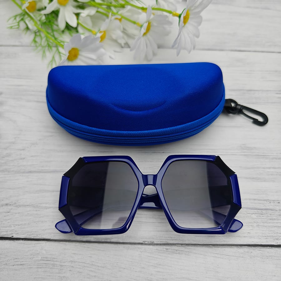 Zipper glasses case