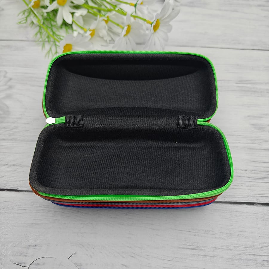 Zipper glasses case