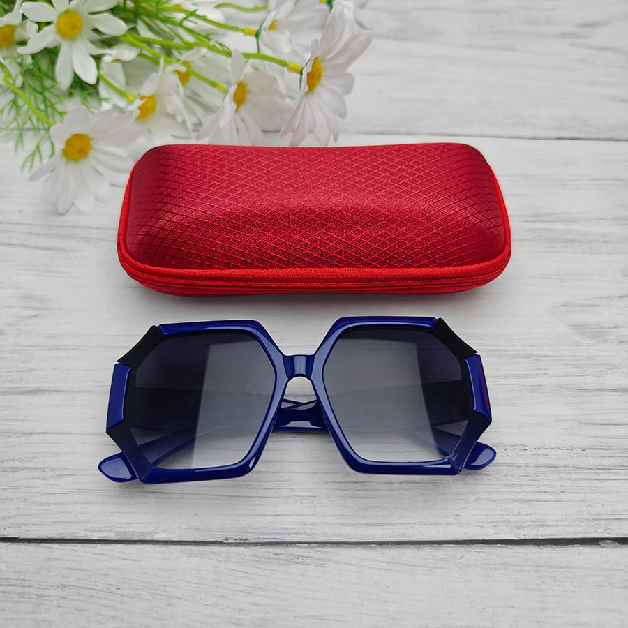 Zipper glasses case