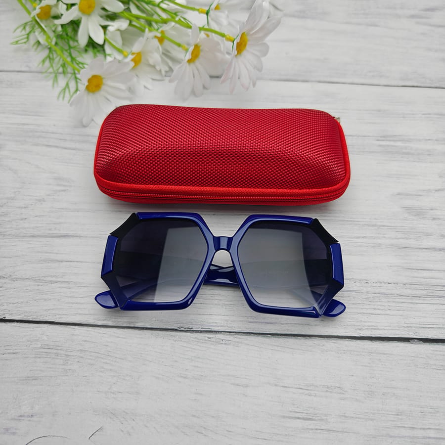 Zipper glasses case