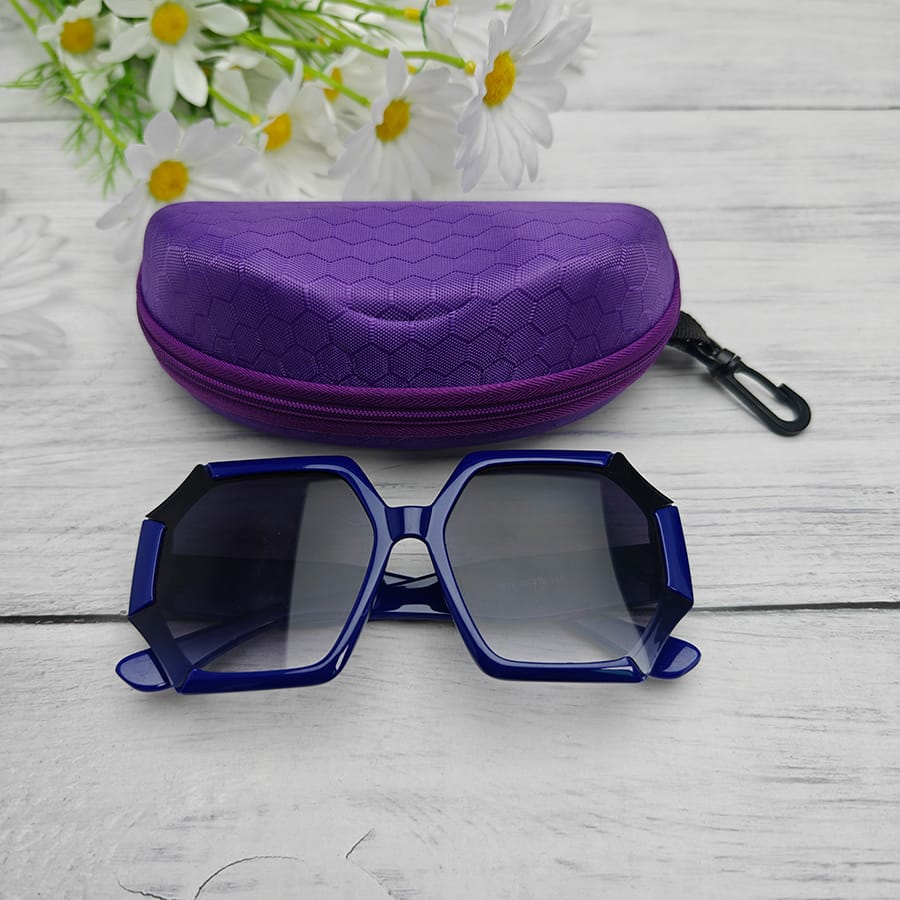 Zipper glasses case