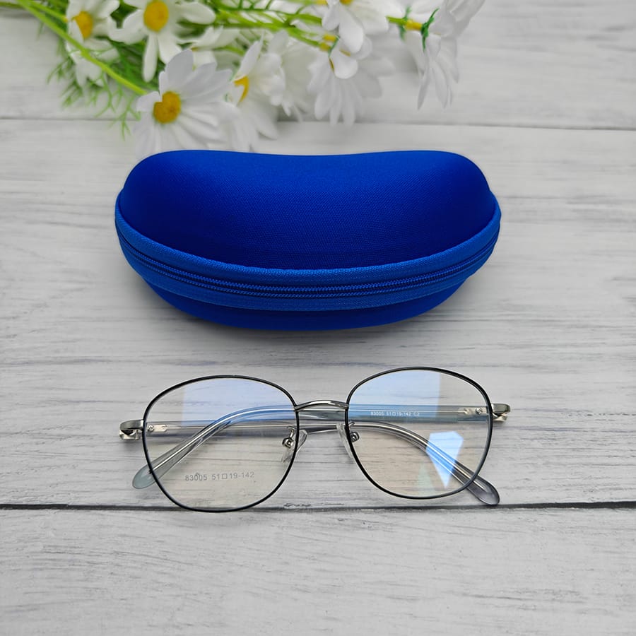 Zipper glasses case