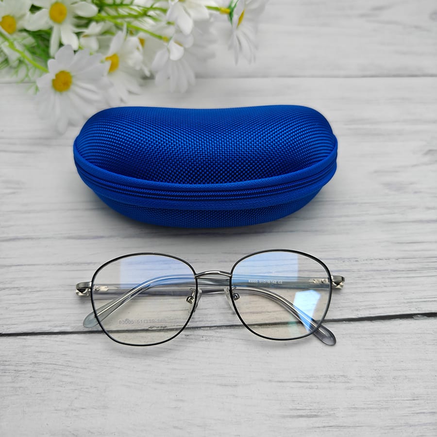 Zipper glasses case