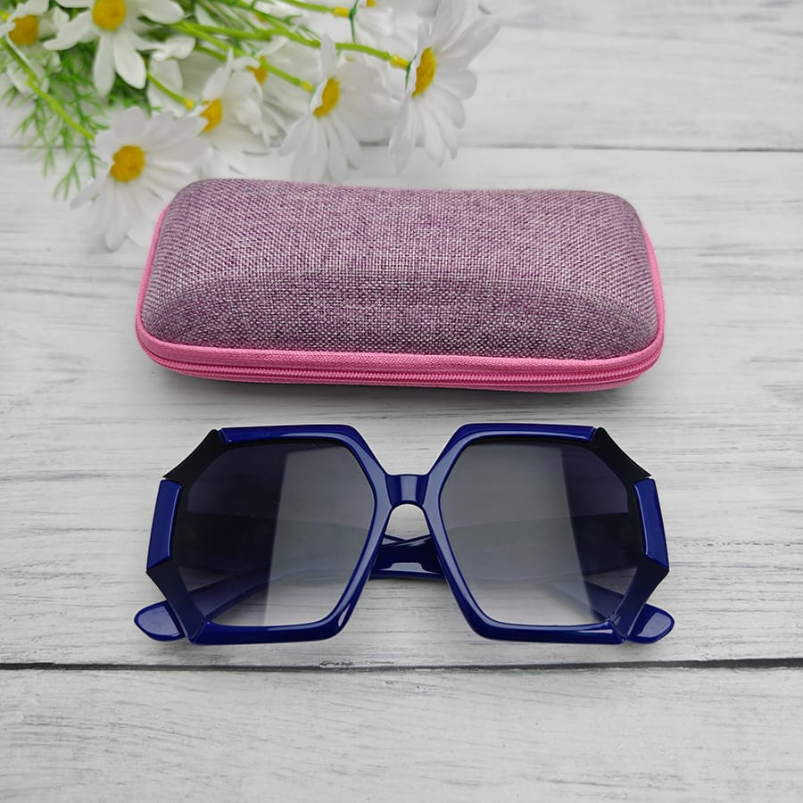Zipper glasses case