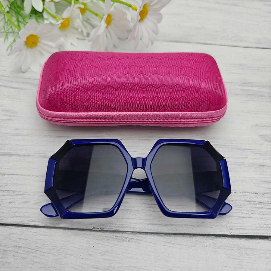 Zipper glasses case