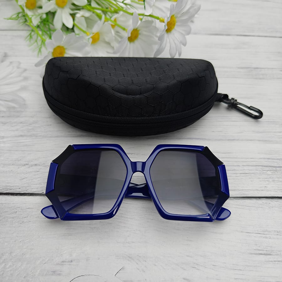 Zipper glasses case
