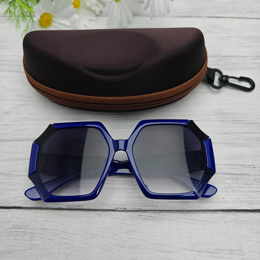 Zipper glasses case