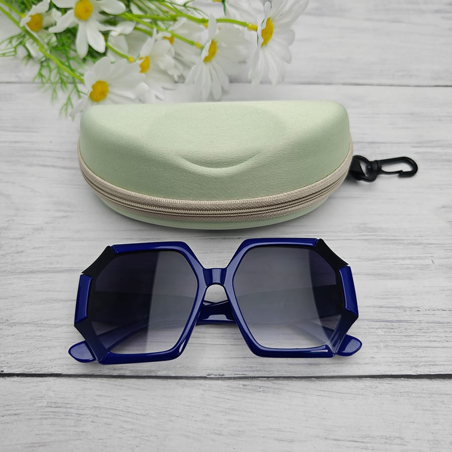 Zipper glasses case