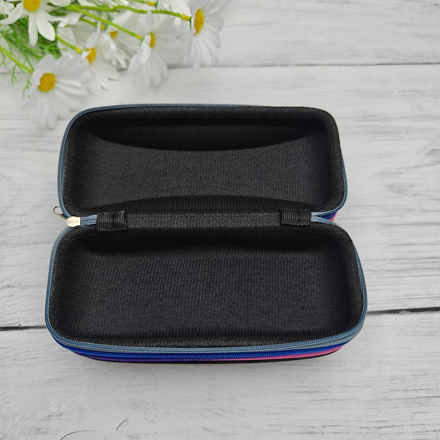 Zipper glasses case