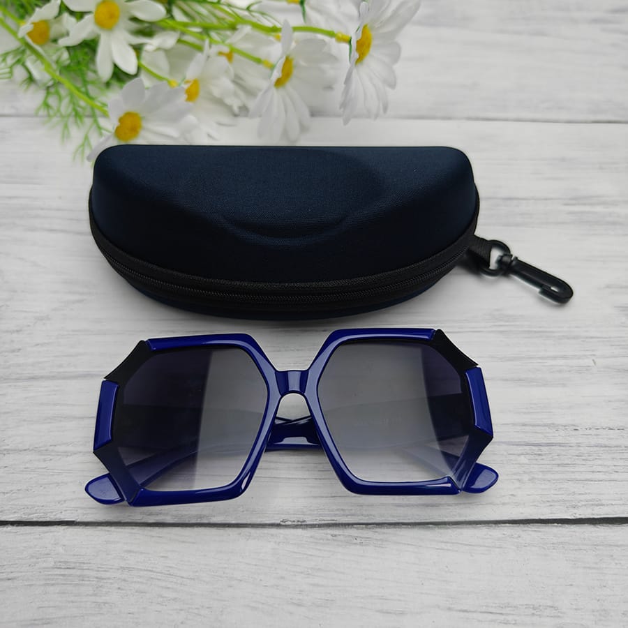 Zipper glasses case