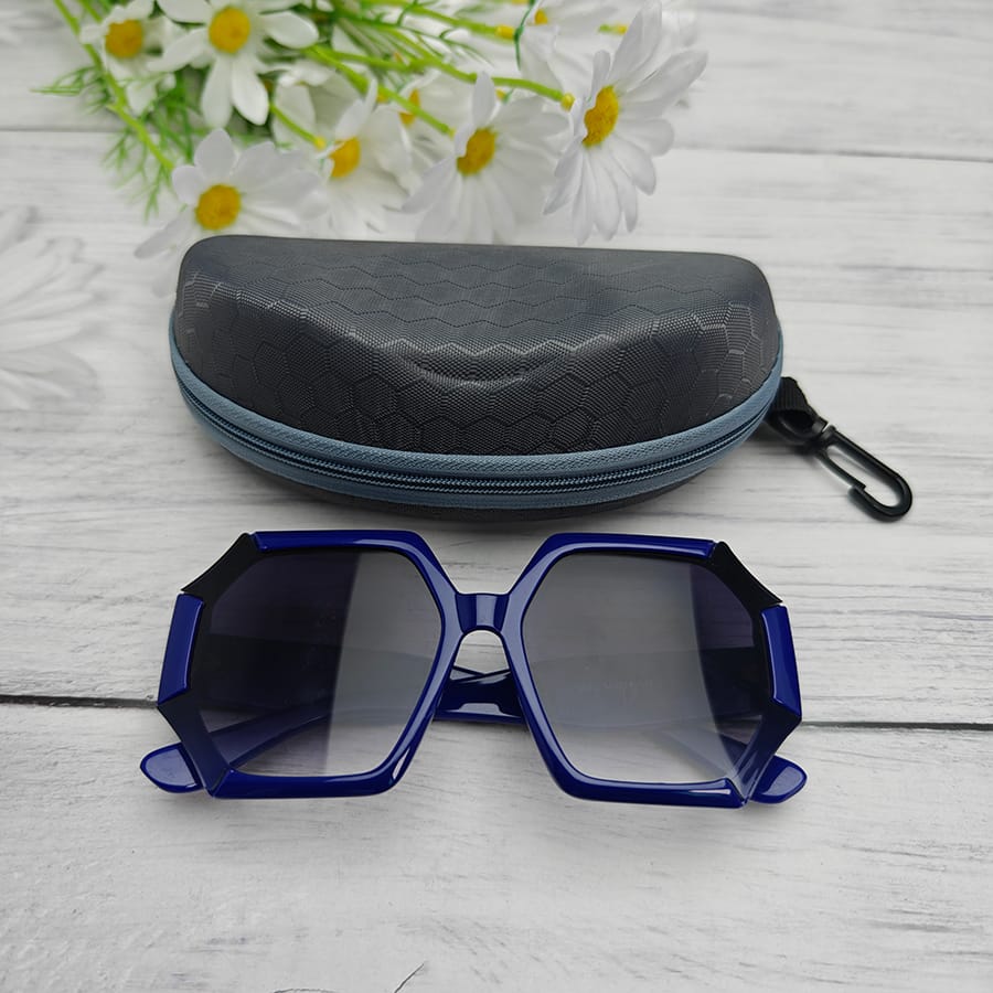 Zipper glasses case