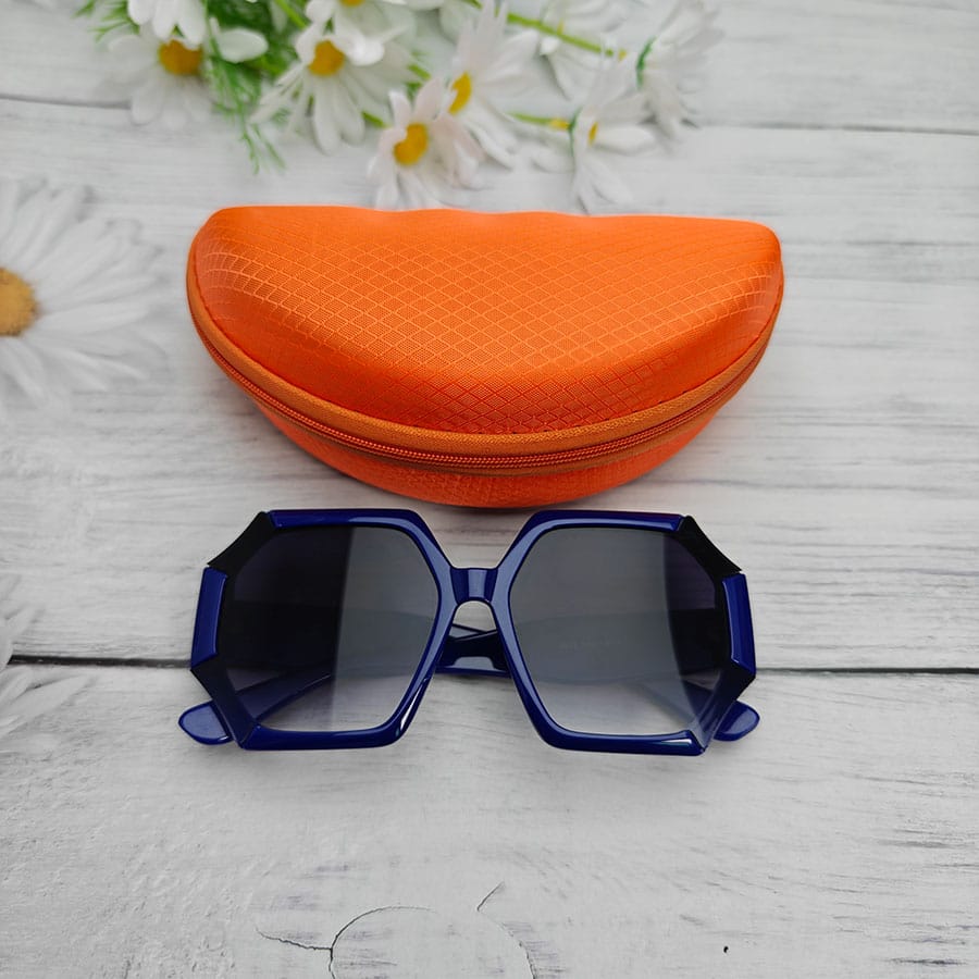 Zipper glasses case