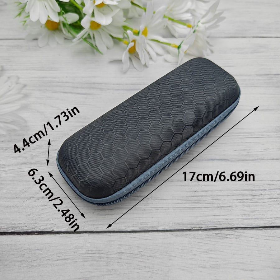 Zipper glasses case