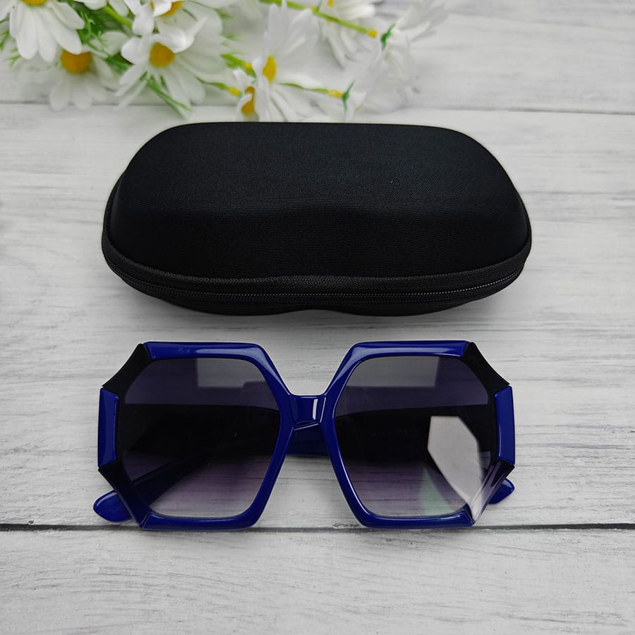 Zipper glasses case