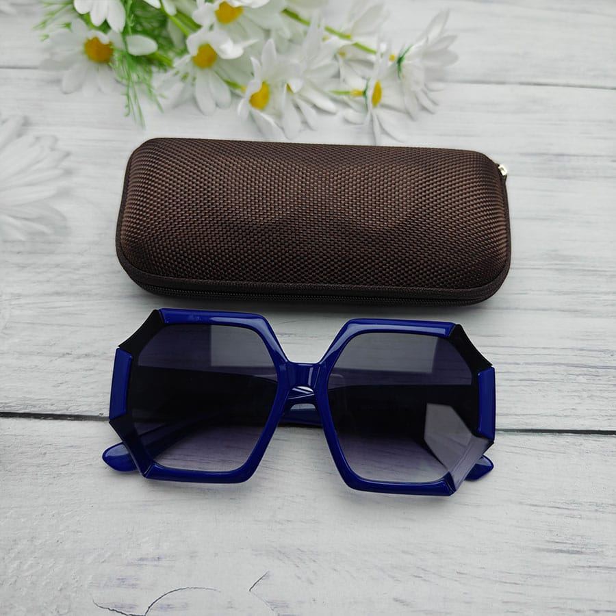 Zipper glasses case