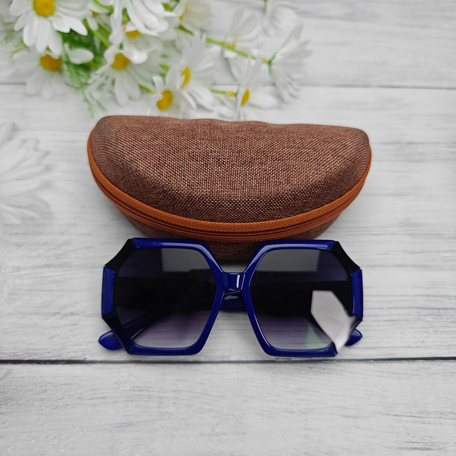 Zipper glasses case